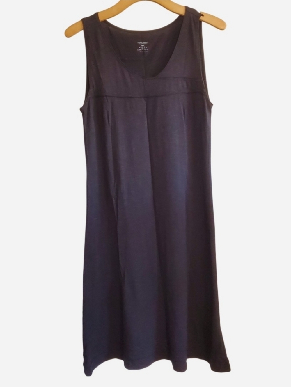 Horny Toad Oolong Sleeveless tank Midi Dress Size M Tencel Organic Cotton Blend
